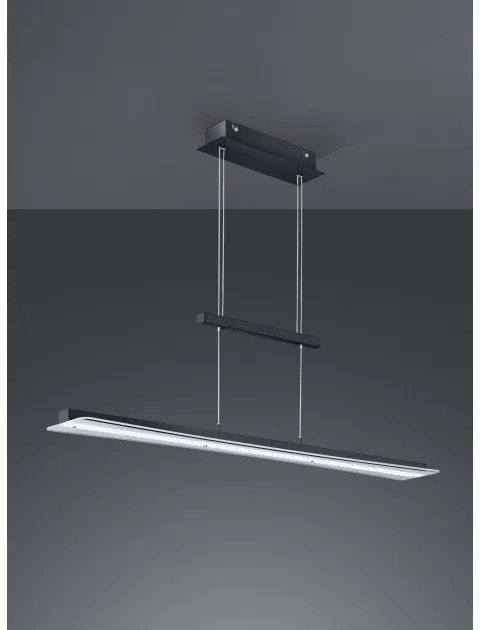 Κρεμαστό Φωτιστικό Οροφής LED 18W Μαύρο Dimmer Αφής 3CCT Smash R32421132 Trio Lighting-R32421132-Μαύρο R32421132