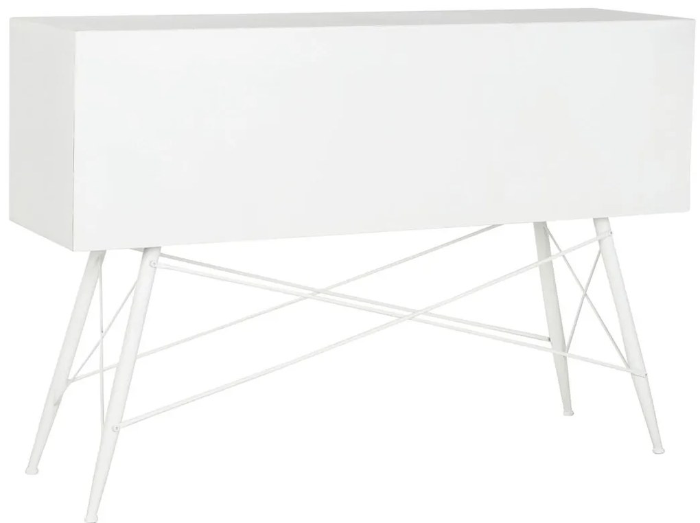 Έπιπλο Εισόδου DKD Home Decor Λευκό 120 x 35 x 80 cm