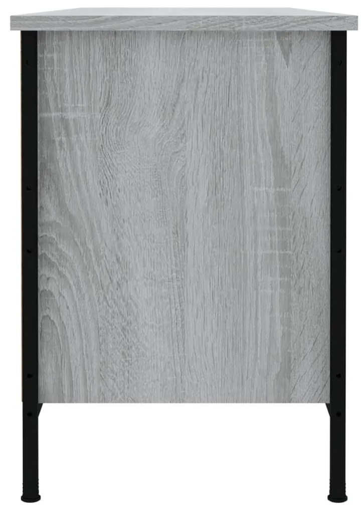 Παπουτσοθήκη Γκρι Sonoma 100x35x50 εκ. από Επεξεργασμένο Ξύλο - Γκρι