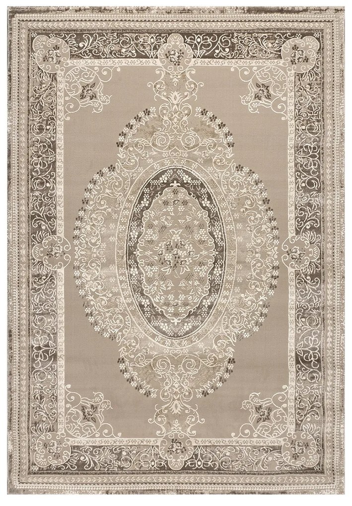 Beauty Home Χαλί Prestige Art 9320 133x190 Beige Brown - Μπεζ Καφέ