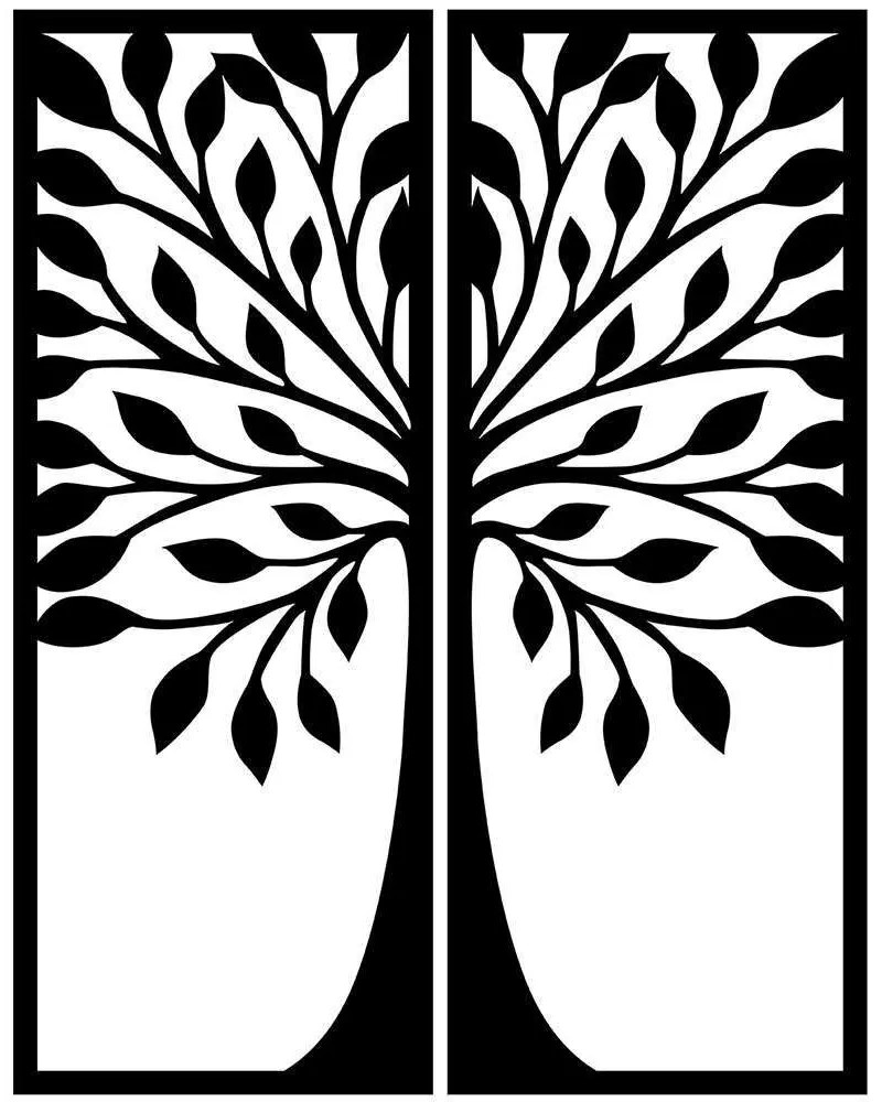 Διακοσμητικό Τοίχου Efsane (Σετ 2Τμχ) 279ENZ1266 25x65cm Black Wallity Μέταλλο