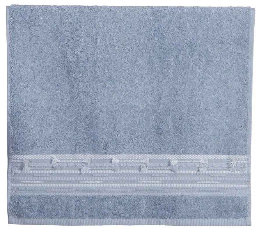 Πετσέτα Keylan Blue Nef-Nef Homeware Προσώπου 50x90cm 100% Βαμβάκι