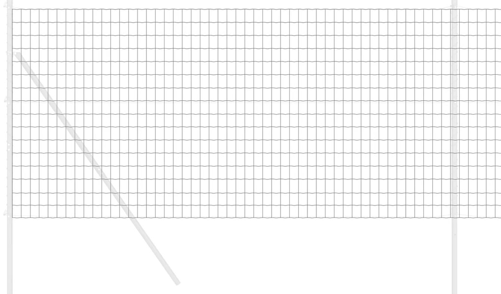 vidaXL Φράχτης Ευρώπης Γκρι 1.2x25 μ Χάλυβας