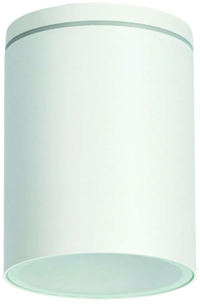 Φωτιστικό Οροφής - Σποτ LG2301GU10W Φ9x11cm 1xGU10 35W IP65 White Aca Aluminium, Glass
