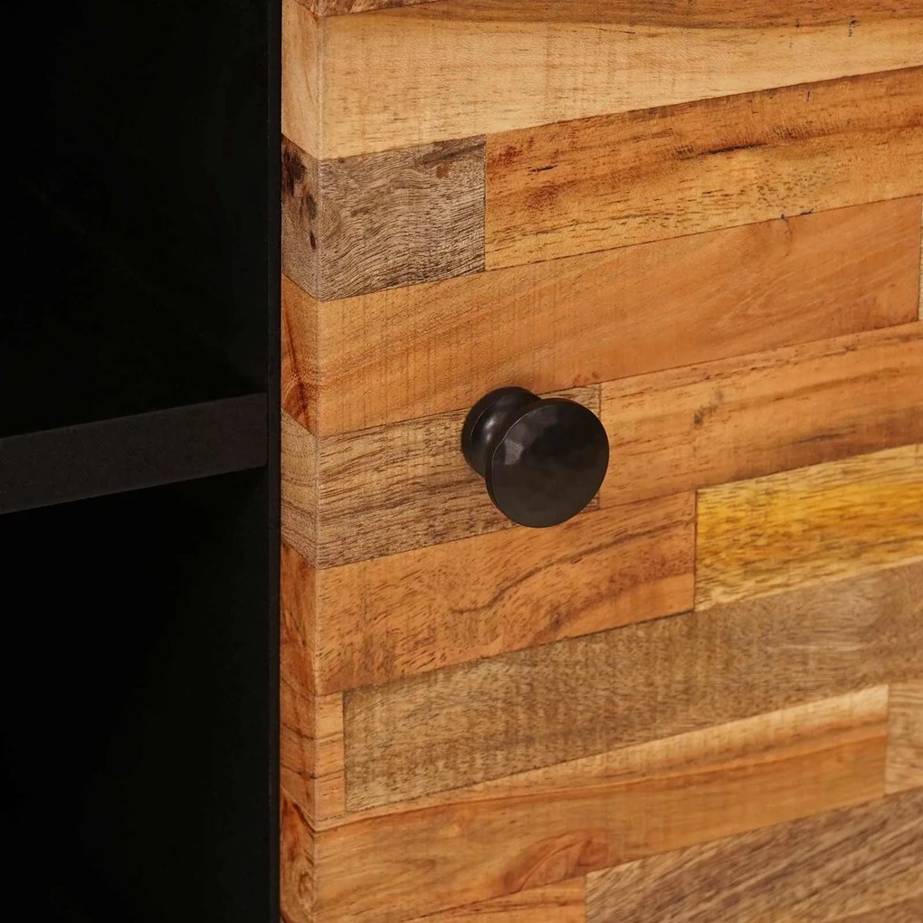 vidaXL Ντουλάπι TV με ράφι Καφέ 80 x 31,5 x 46 cm Στερεό ξύλο μάνγκο