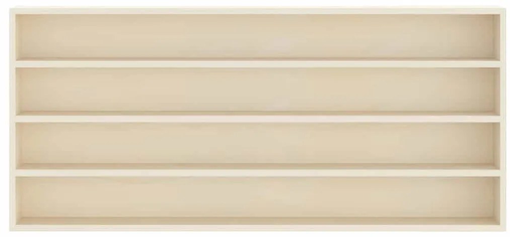 vidaXL Ξύλινη βιτρίνα συλλεκτών Καφέ 80 x 8.5 x 36 εκ. Κόντρα πλακέ