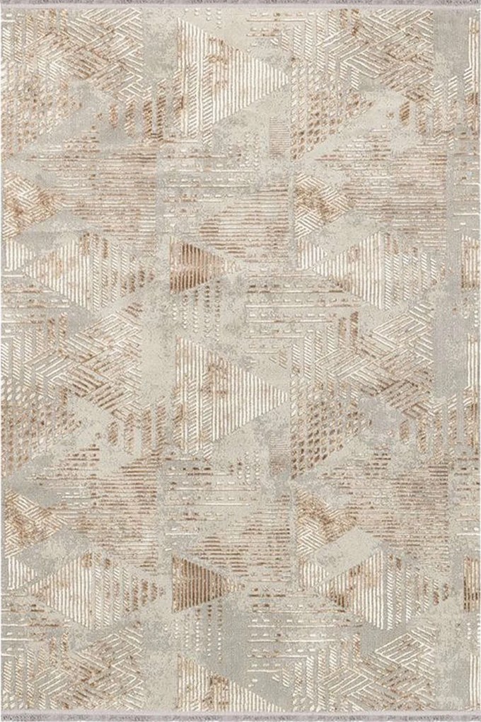 Σετ Χαλιά Κρεβατοκάμαρας 3Τμχ. Palma 22106 Grey-Brown New Plan SET(2 67X150&amp;67X210) Polypropylene-Polyester