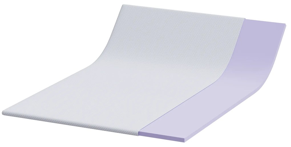 vidaXL Στρώματα Λευκό 140 x 200 cm 100% ύφασμα πολυεστέρα με τζακάρ
