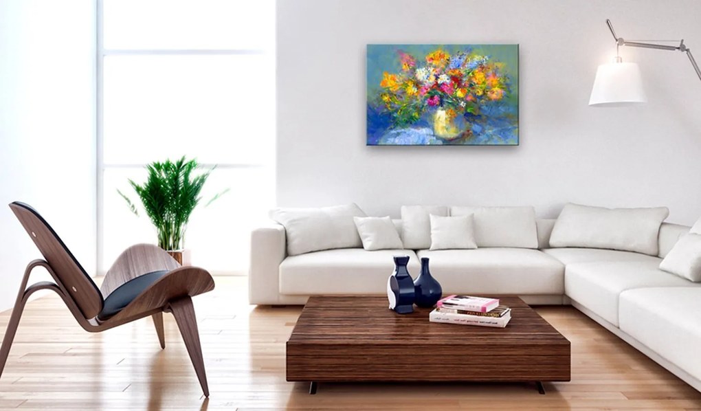 Χειροποίητα ζωγραφισμένος πίνακας -  Autumn Bouquet 60x40