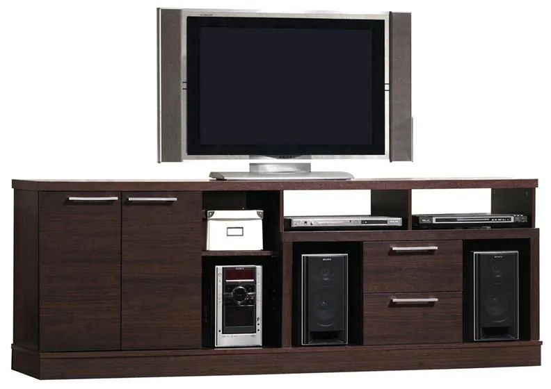 WOODWELL Ε7382,1ANALOG Έπιπλο TV Απόχρωση Wenge 190x46x70cm Ε7382,1