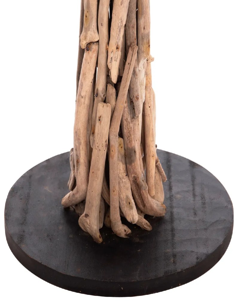 ΔΙΑΚΟΣΜΗΤΙΚΟ ΦΩΤΙΣΤΙΚΟ ΔΑΠΕΔΟΥ ALTAR HM4433 DRIFTWOOD--ΛΕΥΚΟ PVC Φ45x142Υεκ.