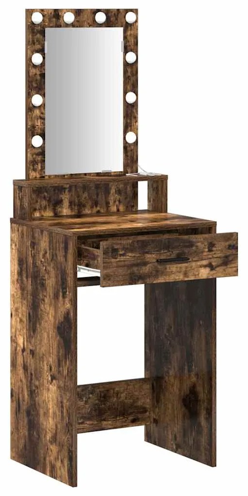 vidaXL Τραπέζι περιποίησης Καφέ 50 x 41 x 140 εκ. Επεξεργασμένο ξύλο