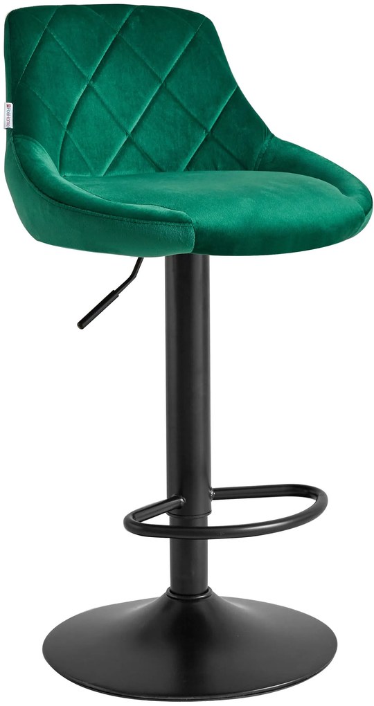 Σκαμπό μπαρ Velluto-Prasino (2) τεμάχια