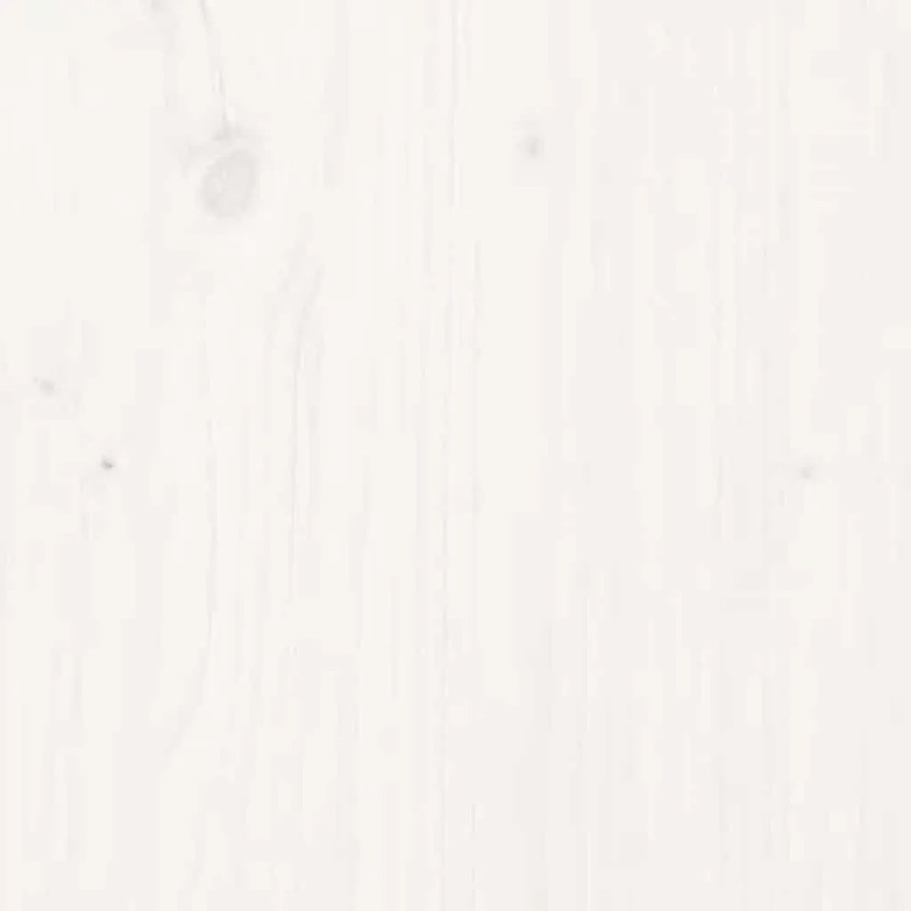 vidaXL Επιφάνεια Τραπεζιού Λευκή Ø30 x 2,5 εκ. από Μασίφ Ξύλο Πεύκου