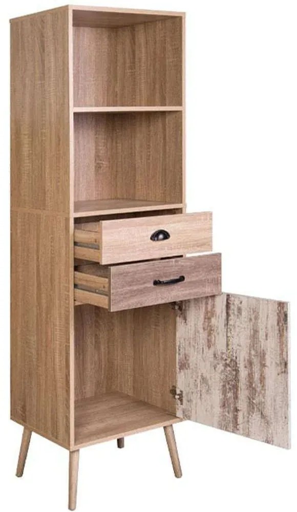 Ραφιέρα Lounge 271-123-058 50x39,5x171cm Oak-Sonoma