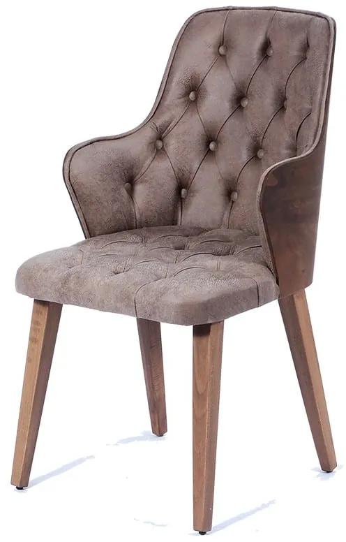 Καρέκλα DELUX  ξύλο φυσικό χρώμα /ύφασμα GOLF 11