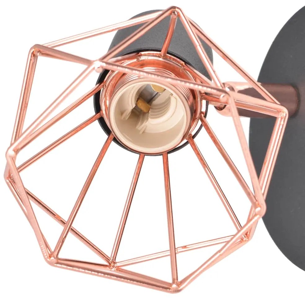 vidaXL Απλίκες Τοίχου 2 τεμ. με 2 Λαμπτήρες LED Filament 8 W