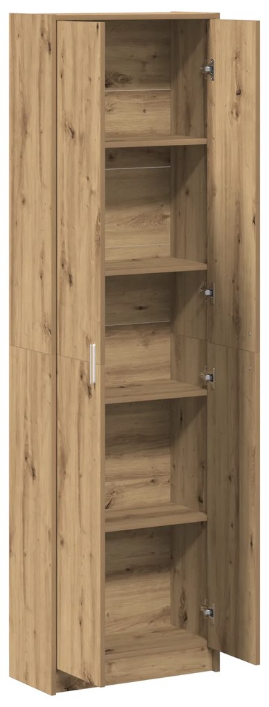 vidaXL Ντουλάπα  από καρυδιά 55x25x189 εκ. Επεξεργασμένο ξύλο