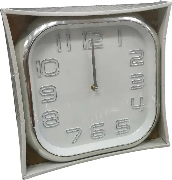 Ρολόι τοίχου - 735D - 100034 - White/Silver