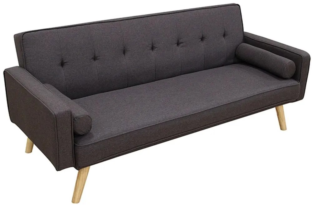 Καναπές-Κρεβάτι Rony 40.0082 179x80x75/161x94x38cm Grey-Brown