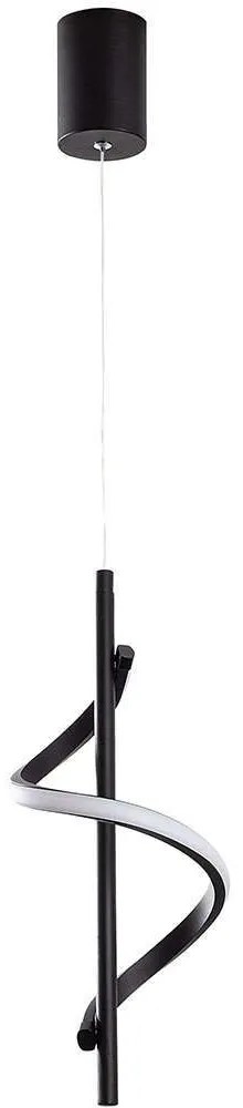Φωτιστικό Οροφής Likma 119FRS1513 16x16x50/100cm Led 11W 3000K Black Opviq