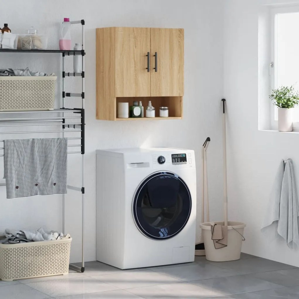 Ντουλάπι Τοίχου Sonoma Δρυς 60 x 31 x 70 εκ. Επεξεργασμένο Ξύλο