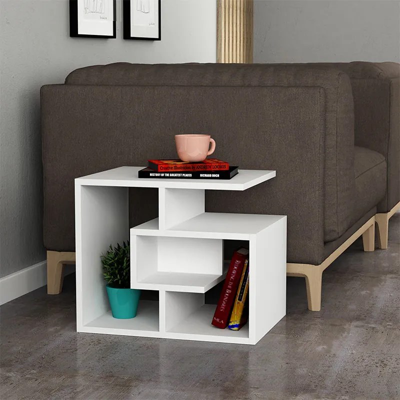 ΒΟΗΘΗΤΙΚΟ ΤΡΑΠΕΖΑΚΙ LABIRENT MEGAPAP MEGAPAP ΧΡΩΜΑ ΛΕΥΚΟ 54X40X45ΕΚ.