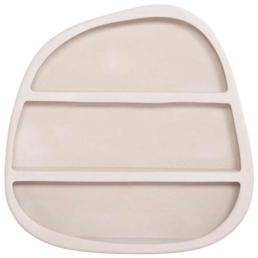 ΡΑΦΙ ΤΟΙΧΟΥ ΣΕΙΡΑ SANTORINI  MDF ΣΕ ΥΠΟΛΕΥΚΟ ΧΡΩΜΑ 95x18x100Υεκ.