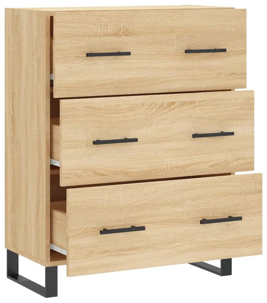 vidaXL Ντουλάπι Sonoma Δρυς 69,5 x 34 x 90 εκ. από Επεξεργασμένο Ξύλο