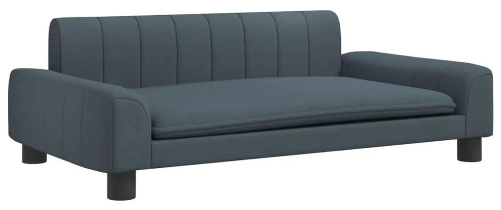 vidaXL Καναπές Παιδικός Σκούρο Γκρι 90 x 53 x 30 εκ. από Ύφασμα