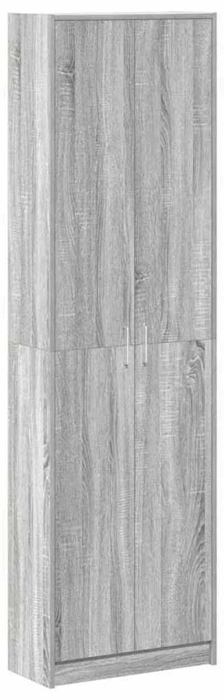 vidaXL Ντουλάπι Γκρι sonoma 55 x 25 x 189 εκ. Επεξεργασμένο ξύλο