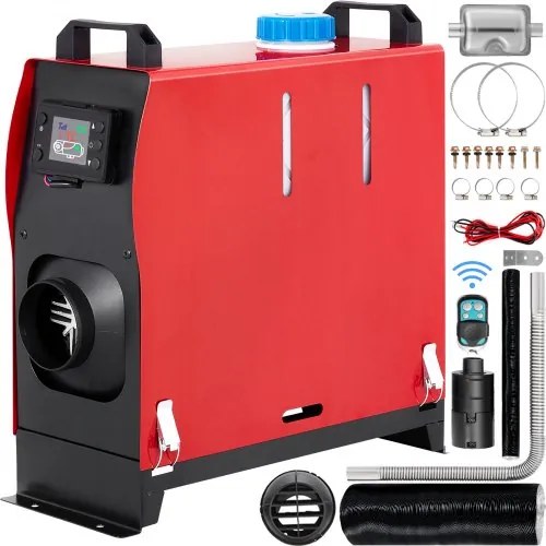 Air Diesel Heater Fuel Heater 12V 8KW With LCD Switch Silencer For RV Trucks