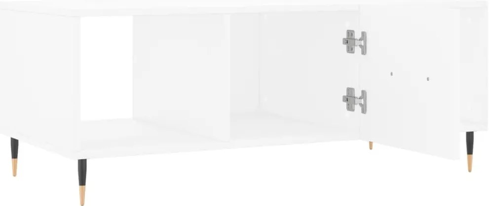 vidaXL Τραπεζάκι Σαλονιού Λευκό 102x50x40 εκ. από Επεξεργασμένο Ξύλο