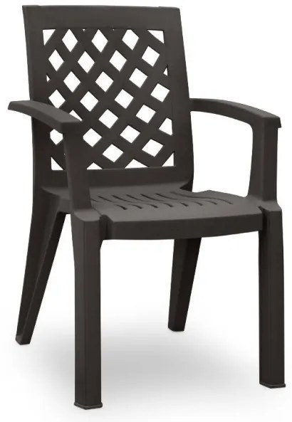 Πολυθρόνα Πολυπροπυλενίου Kira Καφέ 58x52x87 GP046-0004,3 Megapap-GP046-0004,3-Καφέ GP046-0004,3