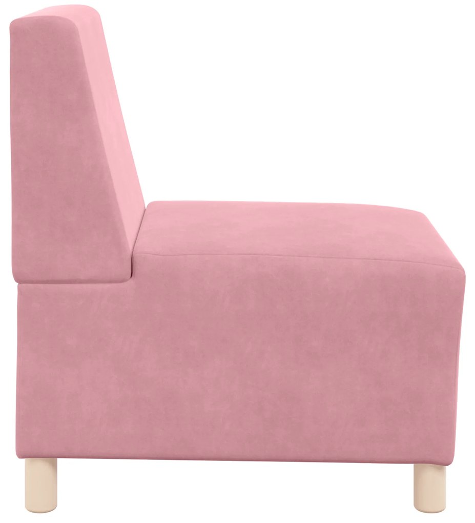 vidaXL Καναπέδες 2 pcs Ροζ 55 x 74 x 82 εκ. Βελούδο