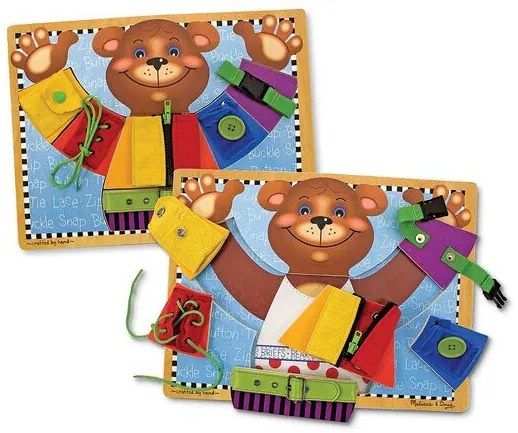 Παζλ ενσφηνωμα ντύσε τον αρκούδο 3784 Melissa &amp; Doug