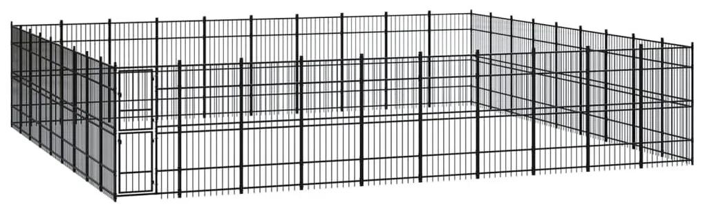 Κλουβί Σκύλου Εξωτερικού Χώρου 82,94 μ² από Ατσάλι - Μαύρο