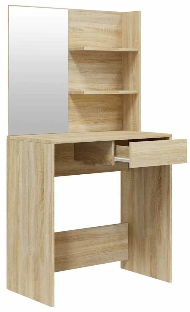 vidaXL Μπουντουάρ Σετ Sonoma δρυς 74,5 x 40 x 141 εκ.
