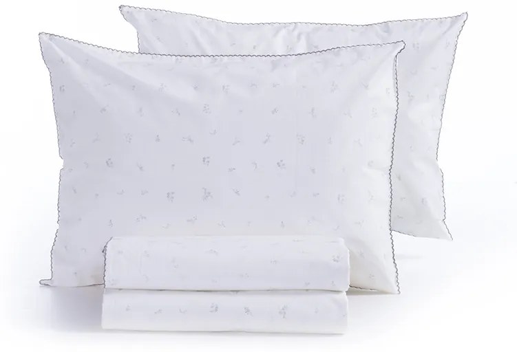 Σετ Σεντόνια Διπλά Perfection White 2x(200x270) + 2x(52x72) - Nef-Nef Homeware