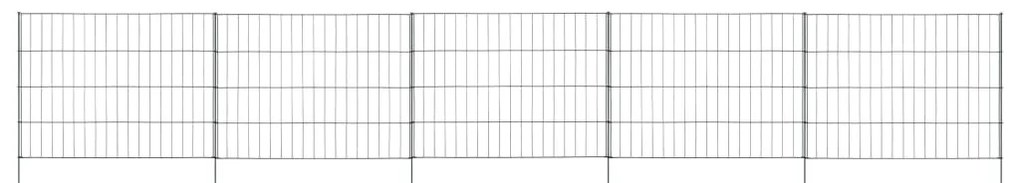 vidaXL Περίφραξη Κήπου Σετ Πράσινη 115 x 79 εκ.