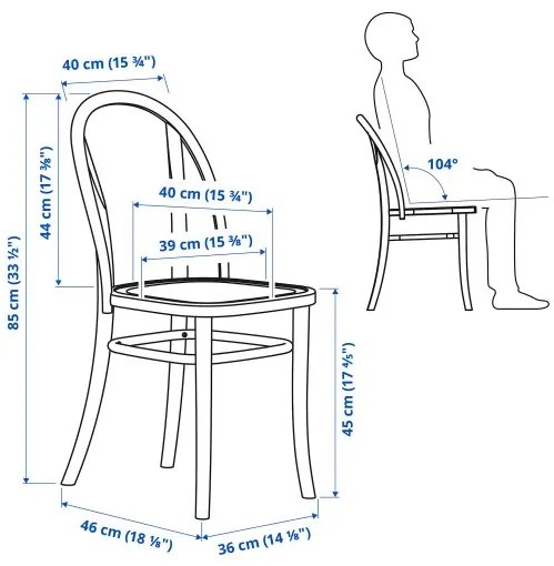 NACKANÄS/SKOGSBO τραπέζι και 4 καρέκλες, 140 cm 295.282.37