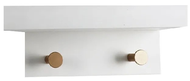 ΚΡΕΜΑΣΤΡΑ ΛΕΥΚΟ MDF 2 ΘΕΣΕΩΝ 23ΕΚ REF110