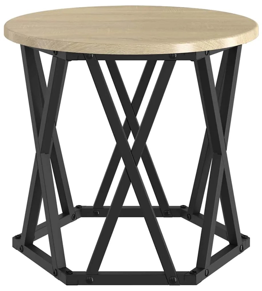 vidaXL Κομοδίνο Μονάδας 3 pcs Sonoma Δρυς 53 x 53 x 40 cm