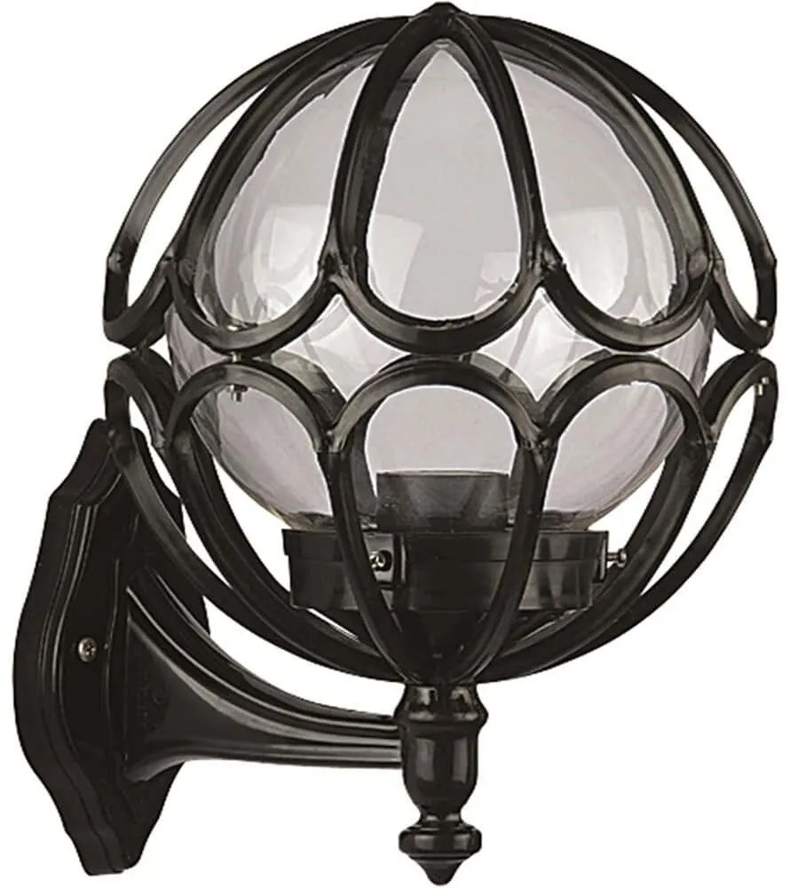 Φωτιστικό Τοίχου - Απλίκα 685AVN1104 28x23x34cm E27 40W Black Opviq