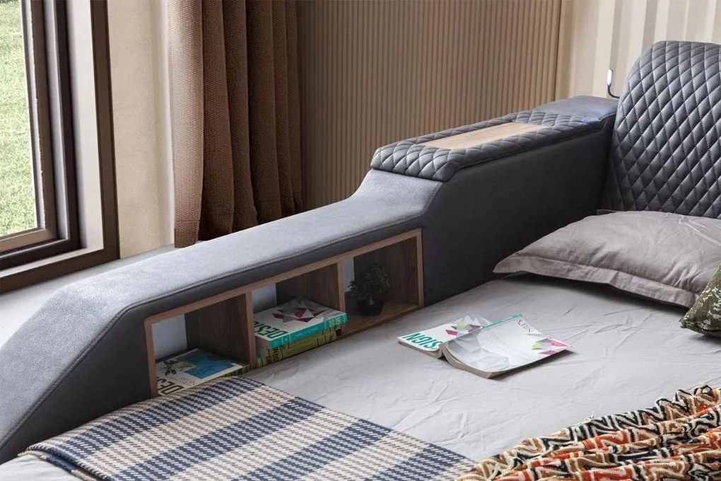 Double Bedstead Escalade Smart - Black Black