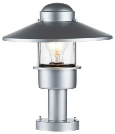 Επιδαπέδιο Φωτιστικό E27 60W IP44 Klampenborg Elstead Lighting KLAMPENBORG-PED-SIL Ασημί