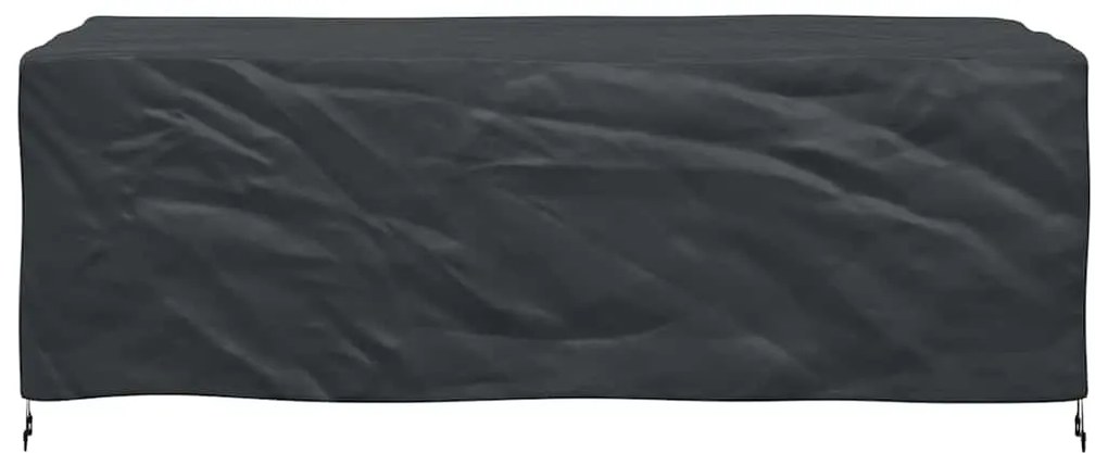 vidaXL Κάλυμμα επίπλων Μονόχρωμο Μαύρο 229 x 113 x 73 cm 210D