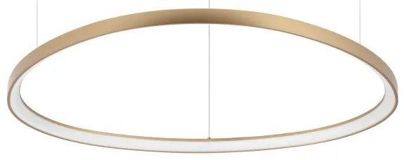 Κρεμαστό Φωτιστικό Οροφής LED 78W Ορείχαλκος 2700Κ Gemini 341637 Ideal Lux 341637