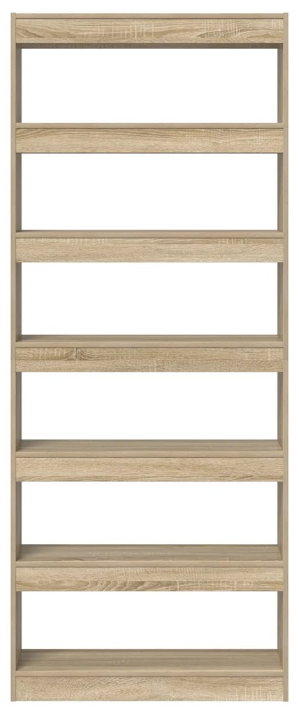 vidaXL Βιβλιοθήκη Sonoma Oak Sonoma Oak Επεξεργασμένο ξύλο