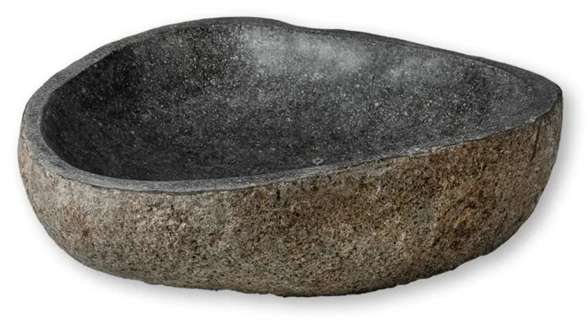 Decorative bowl S Line από φυσική river stone πολλαπλών χρήσεων S1931-00G0